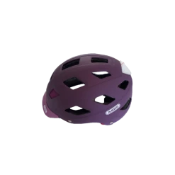 Casque Abus Hyban Vélo Mauve Avec éclairage ArriÚre
