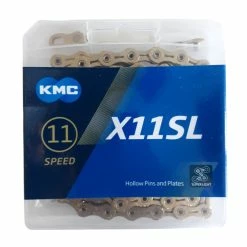Chaine 11 Vitesses KMC X11SL Ti N Gold 118 Maillons