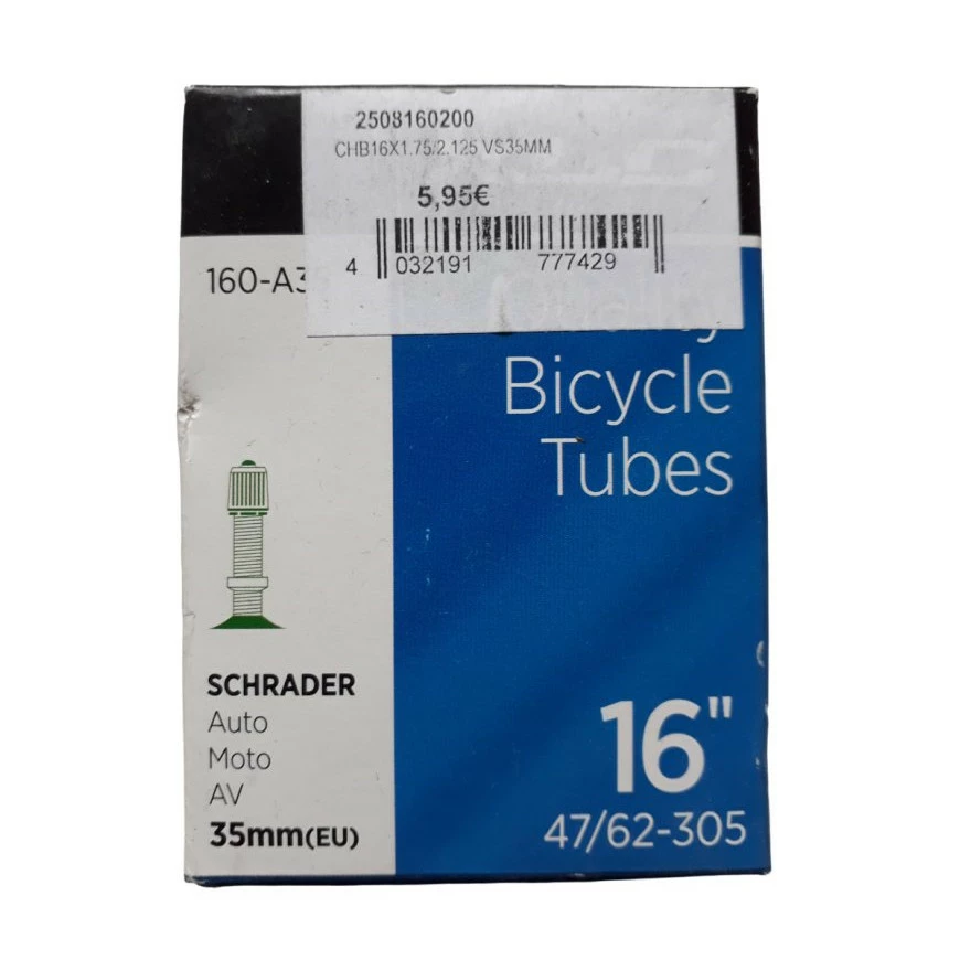 Chambre à Air 16 Pouces Schrader