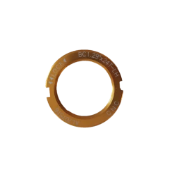 Contre écrou Pignon Fixe BC1.29"x24T CNC Alu Jaune