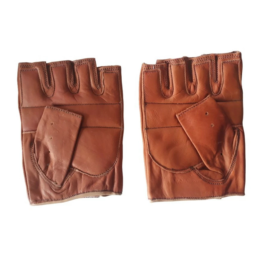 Gants Vélo Vintage Taille M En Cuir – Image 2