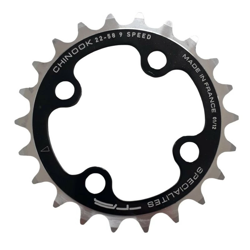 Plateau VTT 22 Dents 58 Mm 9 Vitesses TA Chinook